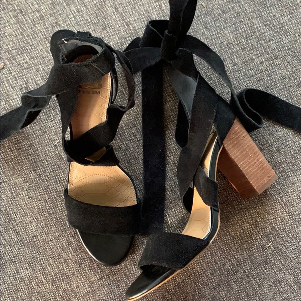 Suede strap sandals - Picture 2 of 10